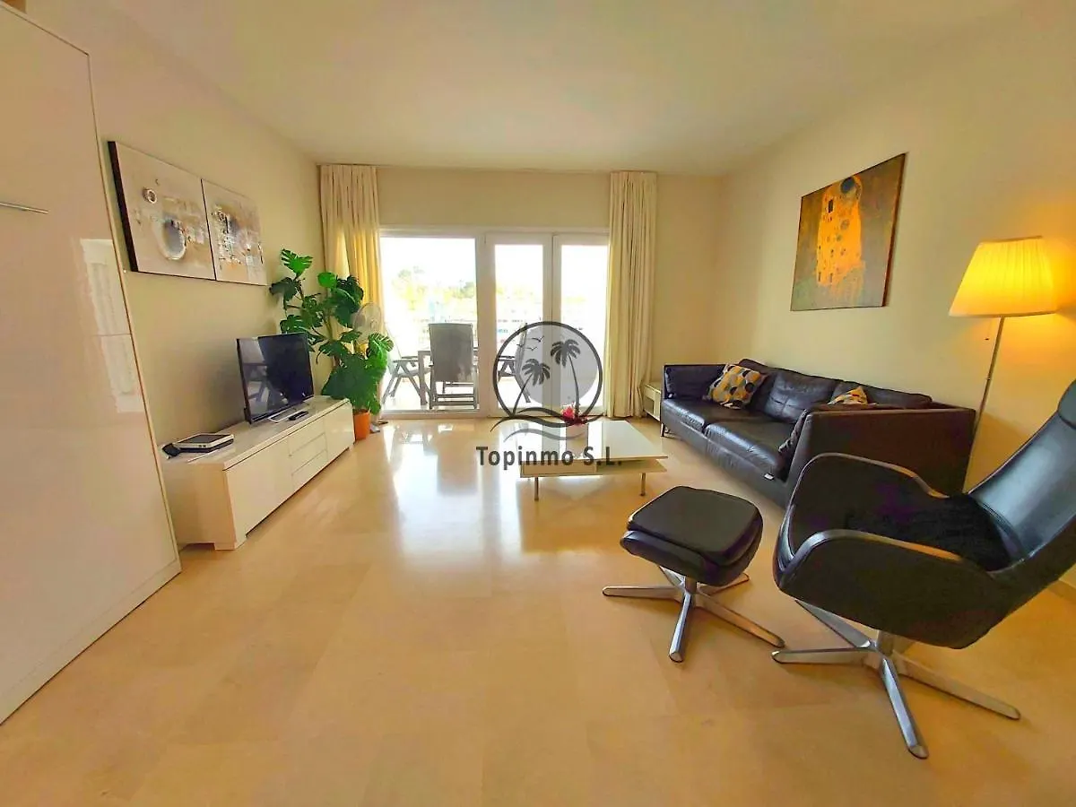 Nordic 1 Bedroom Apartment On Island Complex In Marina Harbour Benalmadena