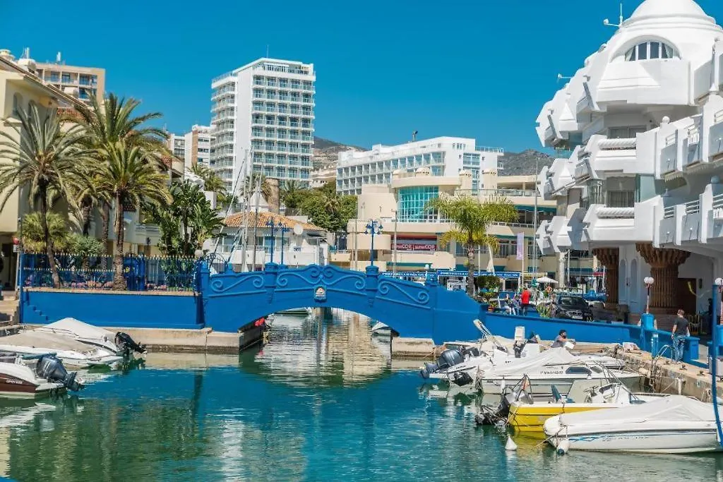 Nordic 1 Bedroom Apartment On Island Complex In Marina Harbour Benalmadena