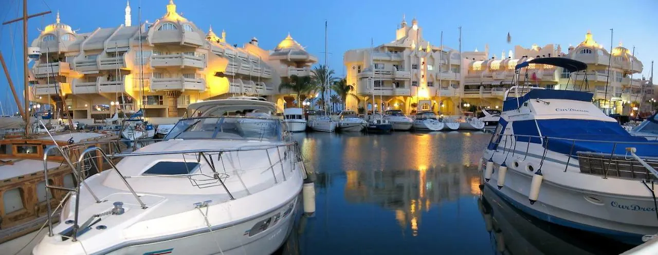Nordic 1 Bedroom Apartment On Island Complex In Marina Harbour Benalmadena